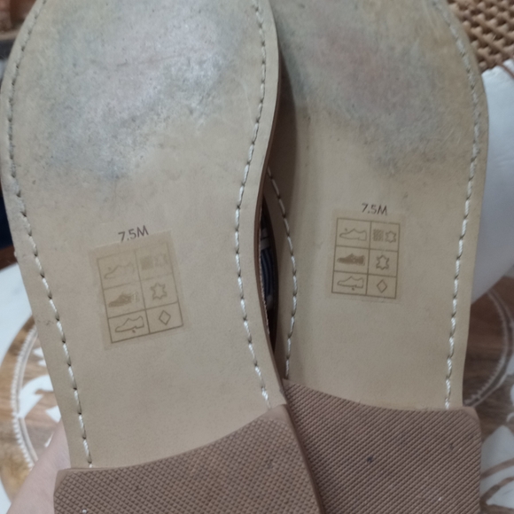 Jack Rogers Beaded Leather Sandals with Blue Accents Size 7.5 - Picture 4 of 6